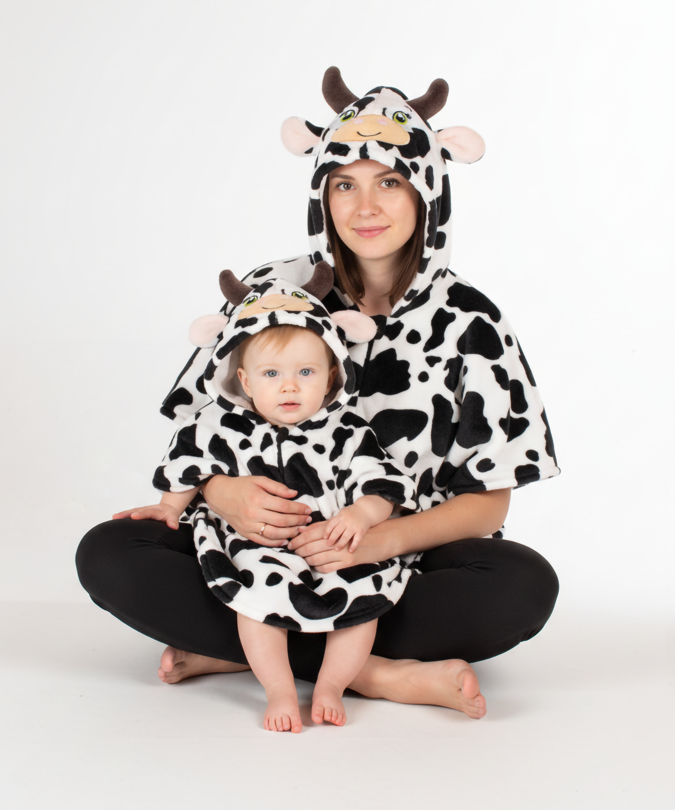 Combo Mamá e Hijo - Ruana Vaca