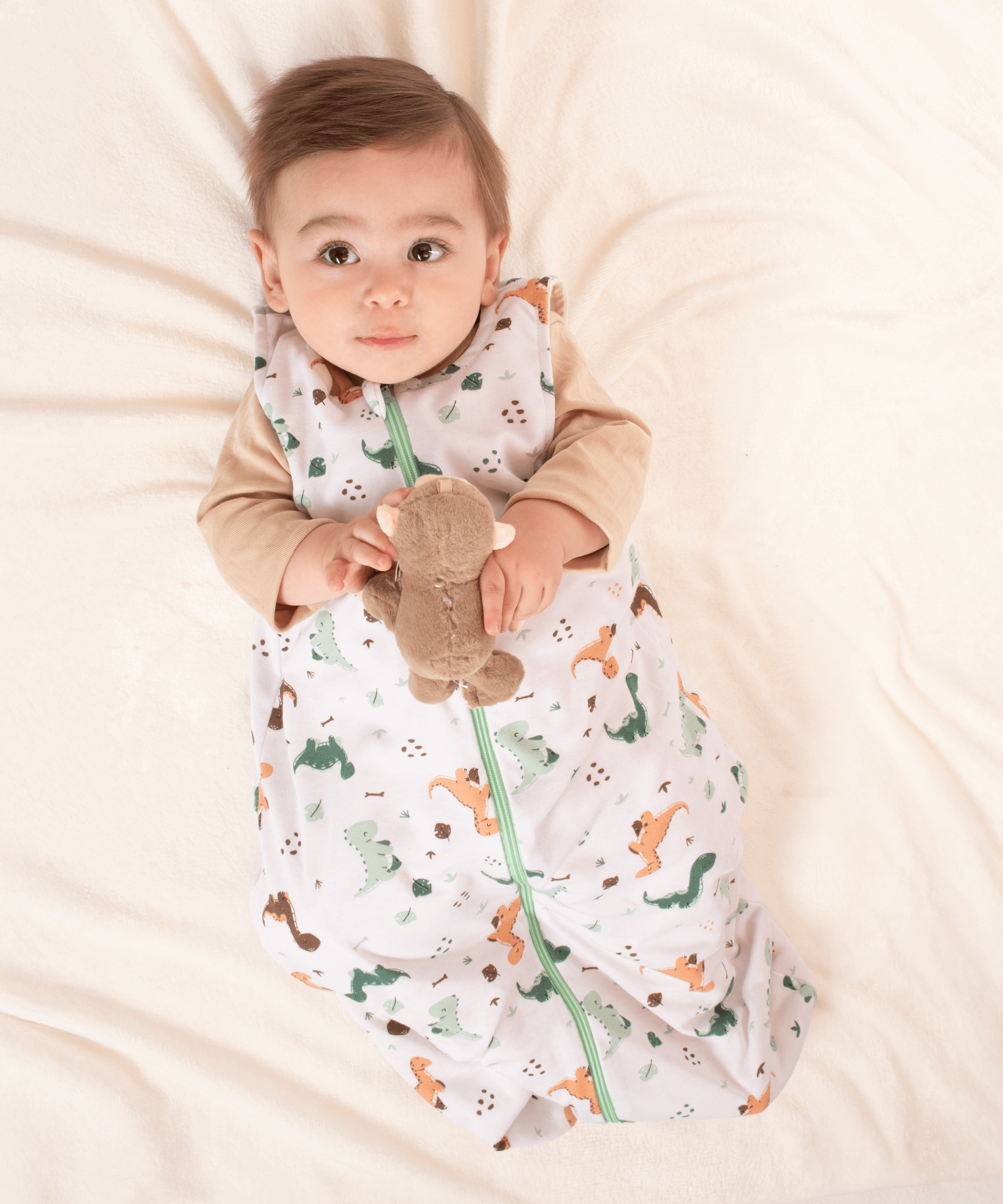 Sleeping para Bebé Dino Green TOG 0.5