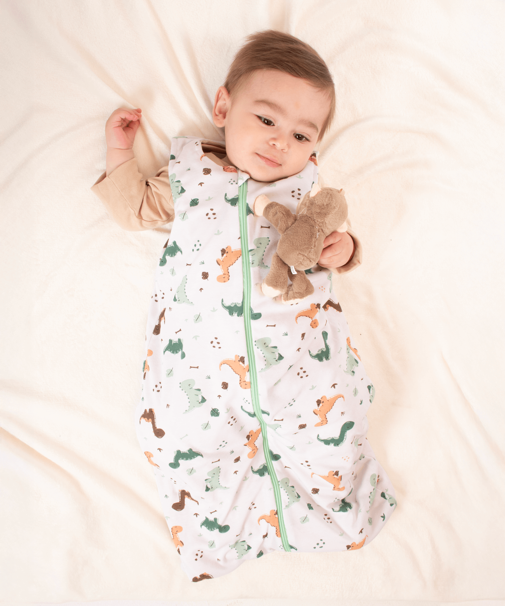 Sleeping para Bebé Dino Green TOG 0.5