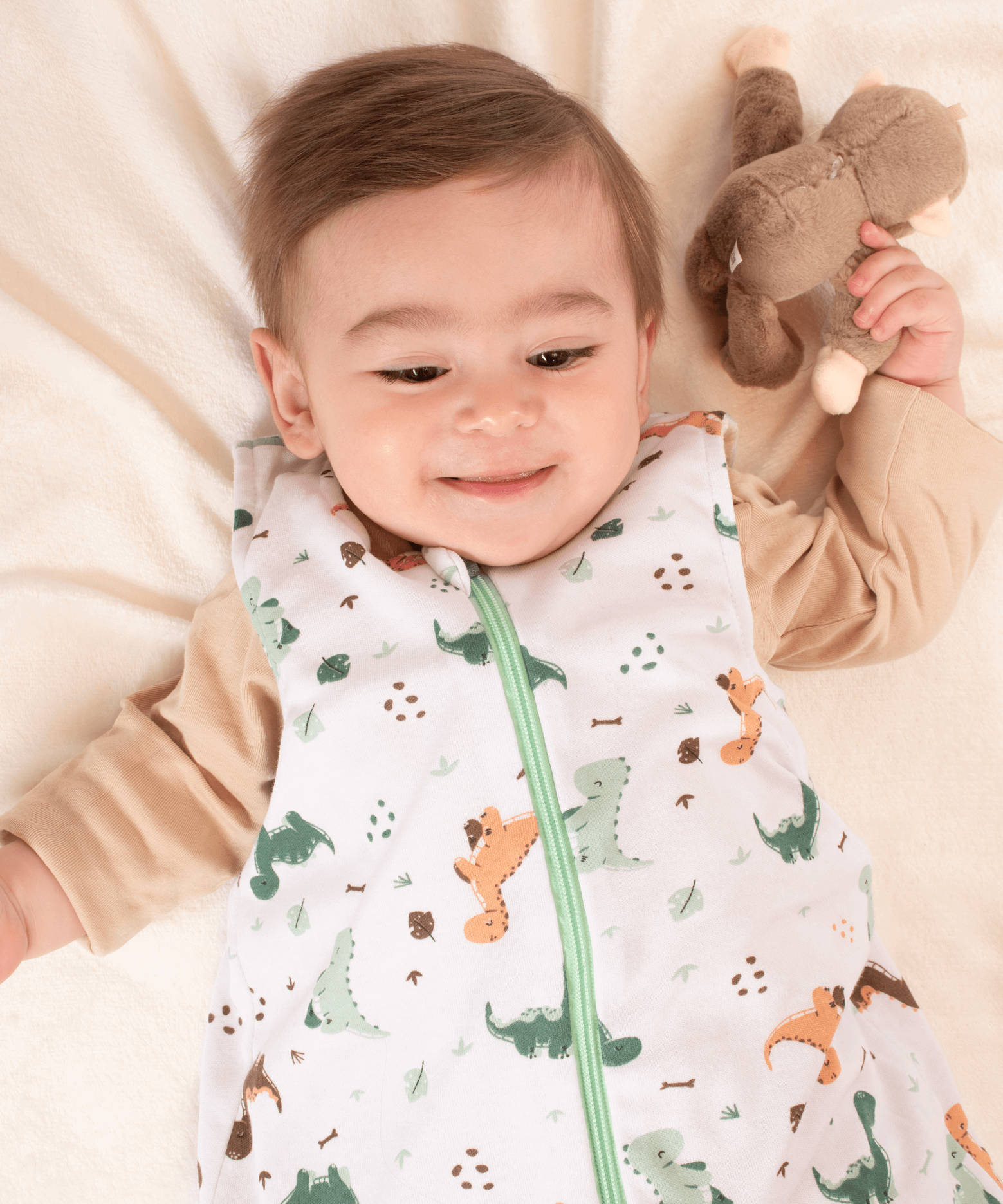 Sleeping para Bebé Dino Green TOG 0.5