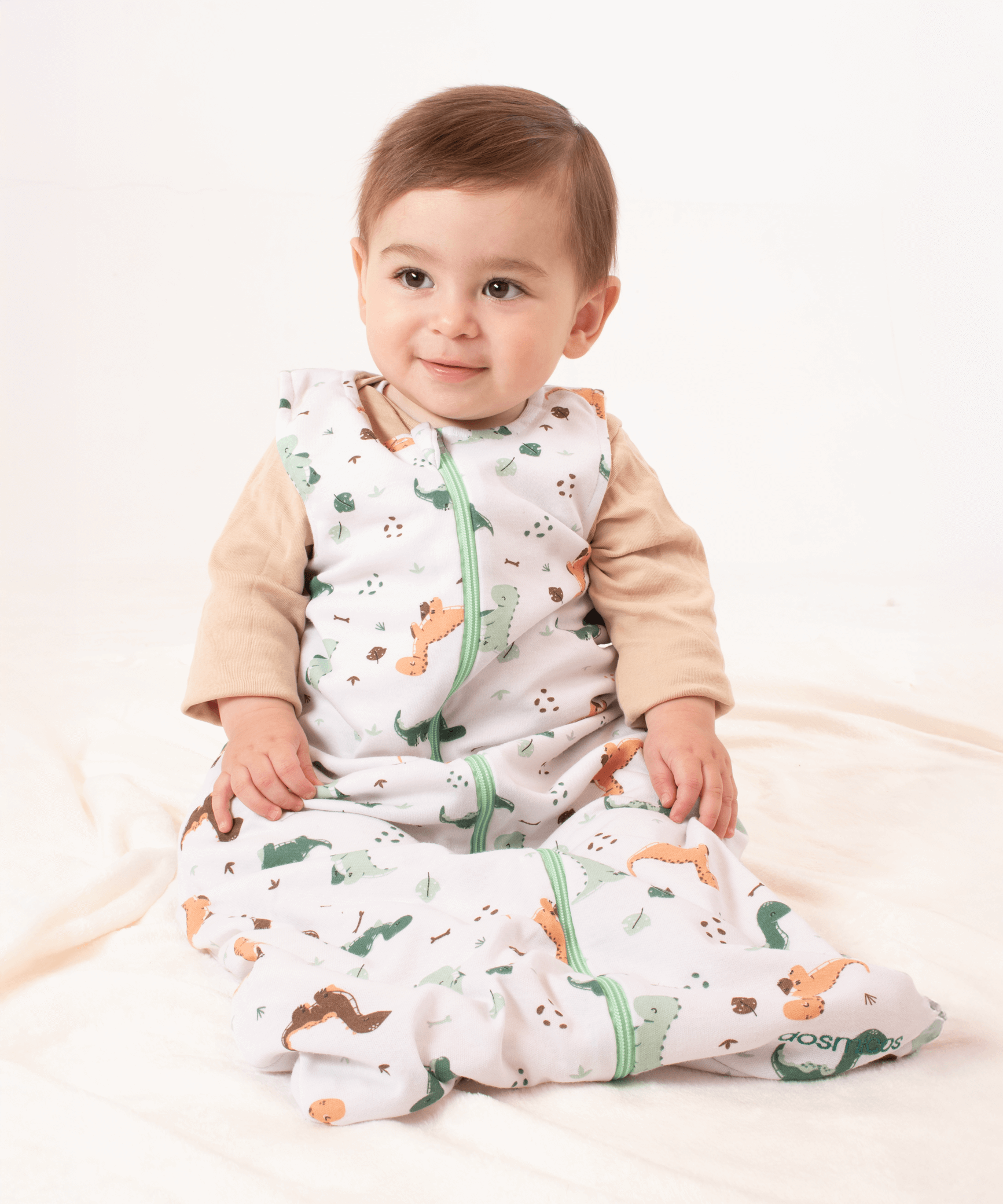 Sleeping para Bebé Dino Green TOG 0.5