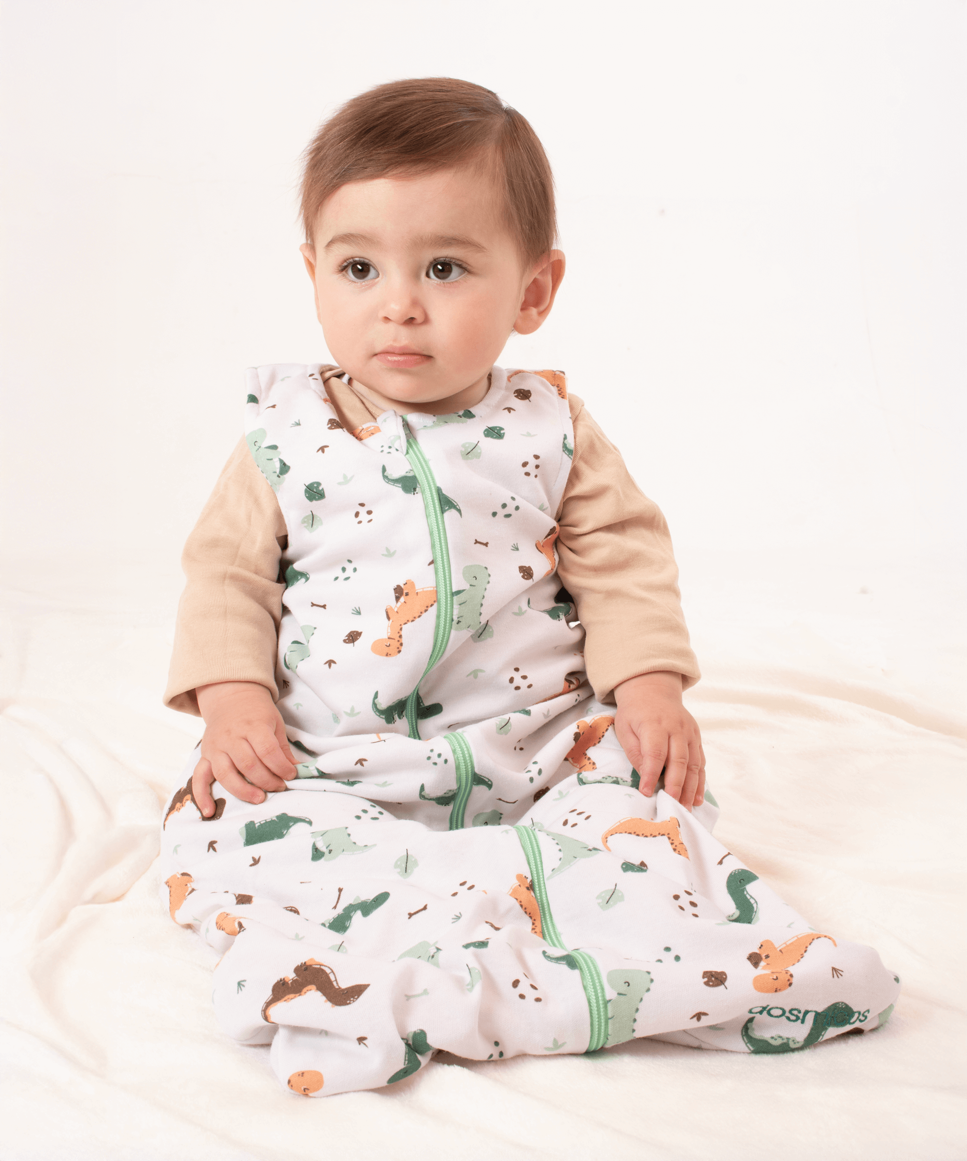Sleeping para Bebé Dino Green TOG 0.5