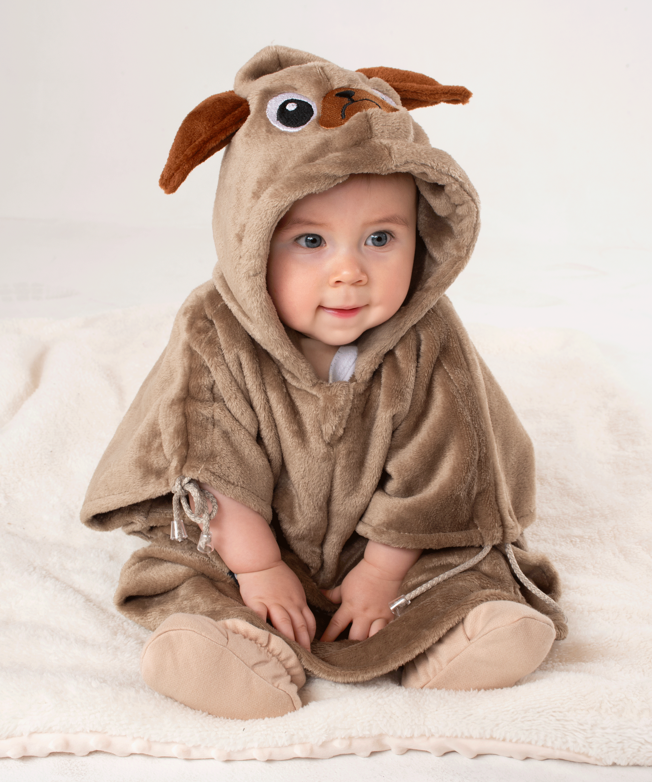 Ruana de Perrito Pug Dosmicos