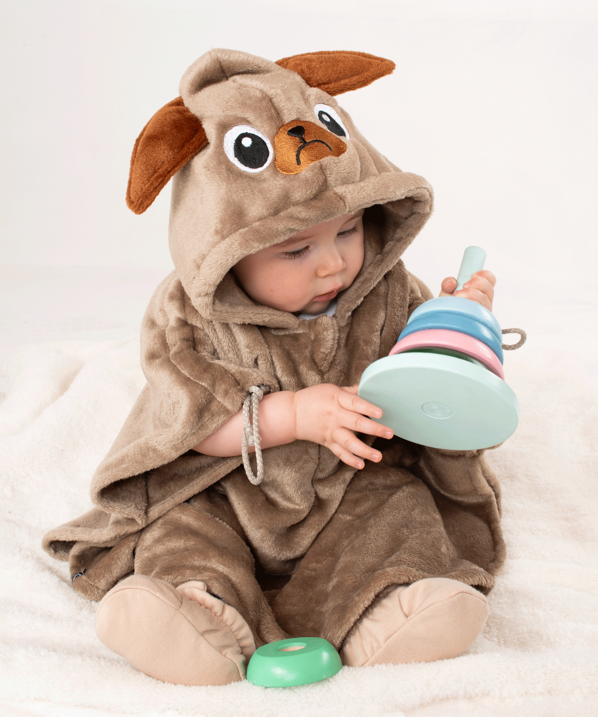 Ruana de Perrito Pug Dosmicos