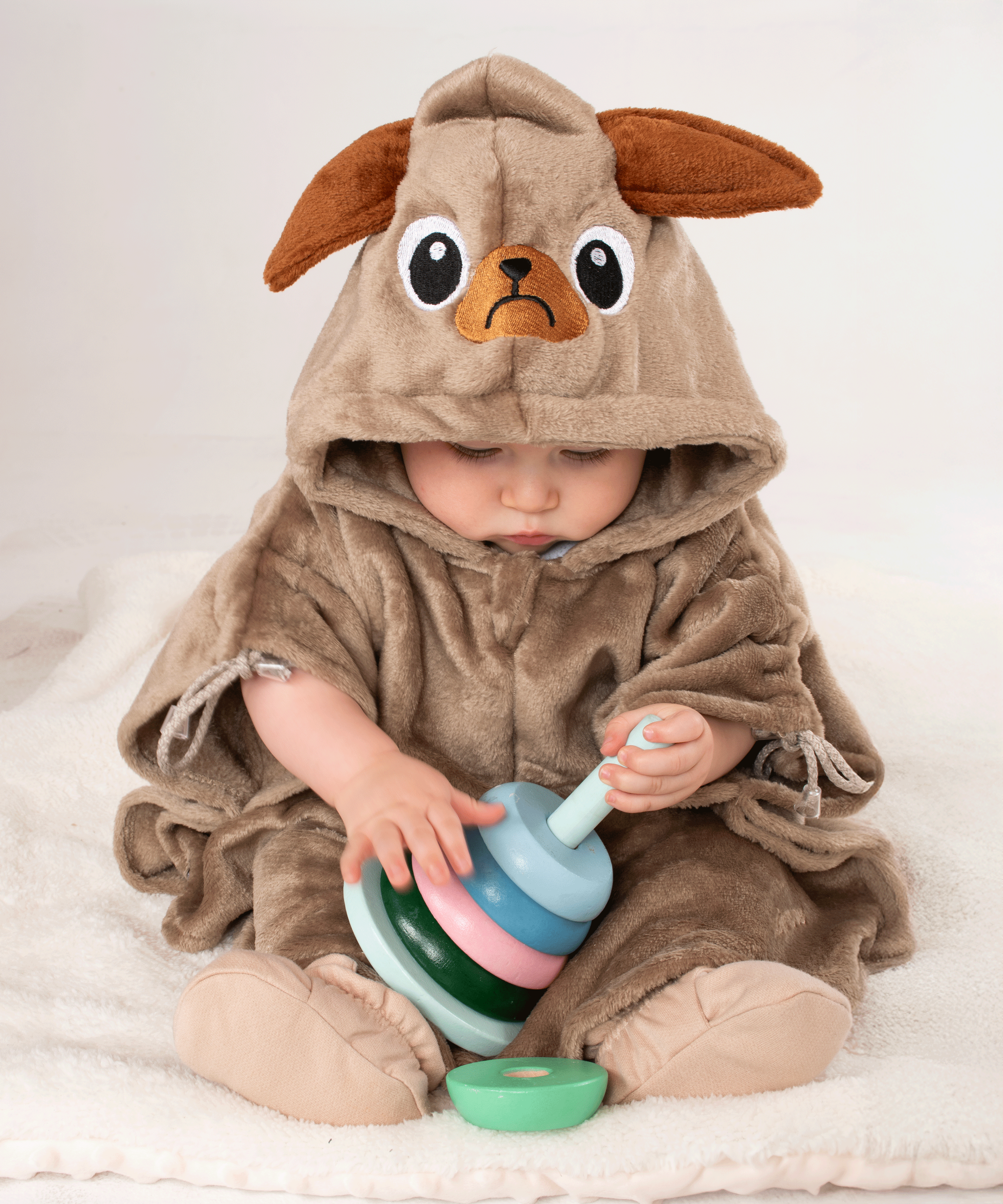 Ruana de Perrito Pug Dosmicos