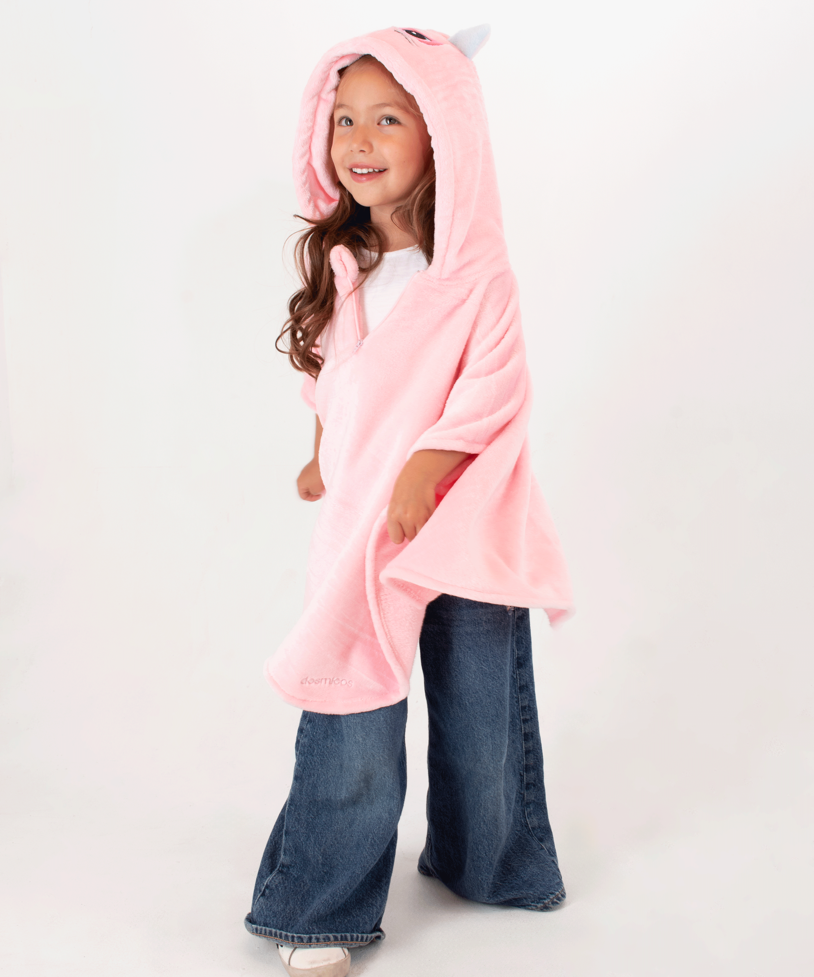 Ruana de Super Gatica Pink