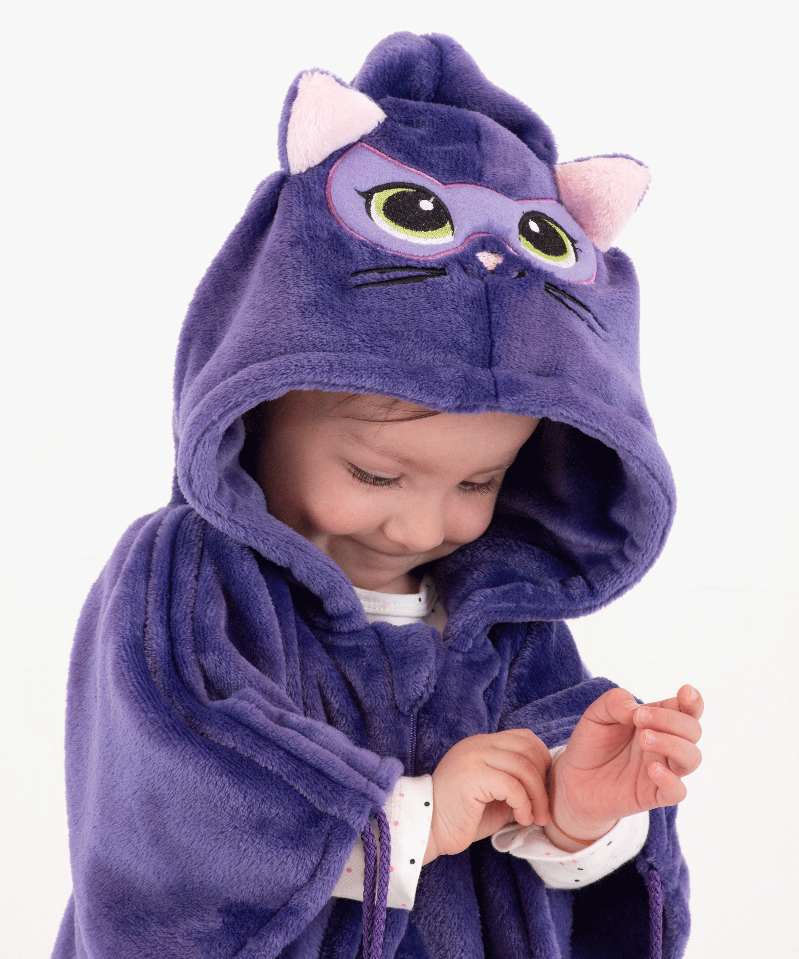 Ruana de Super Gatica Purple