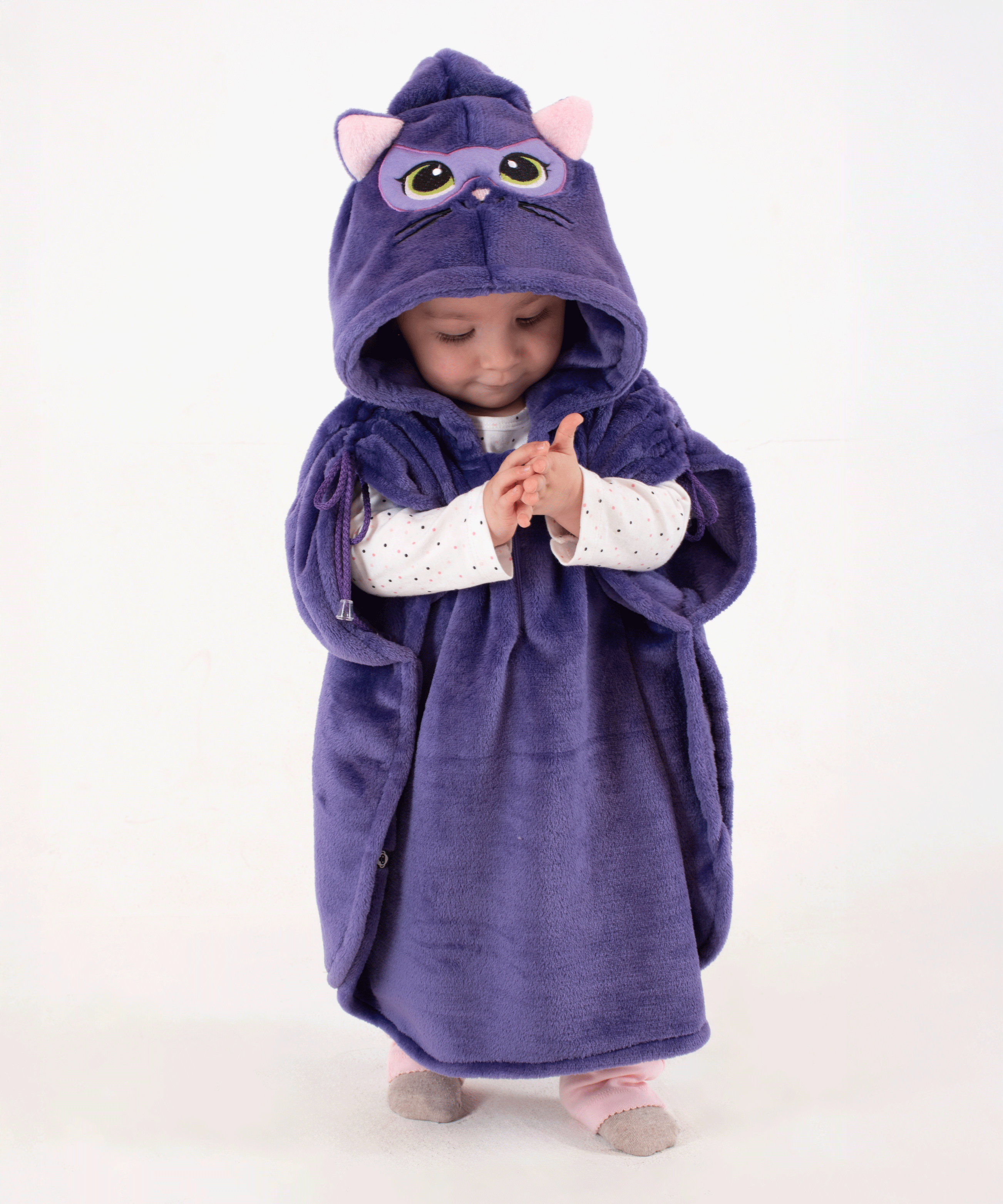 Ruana de Super Gatica Purple