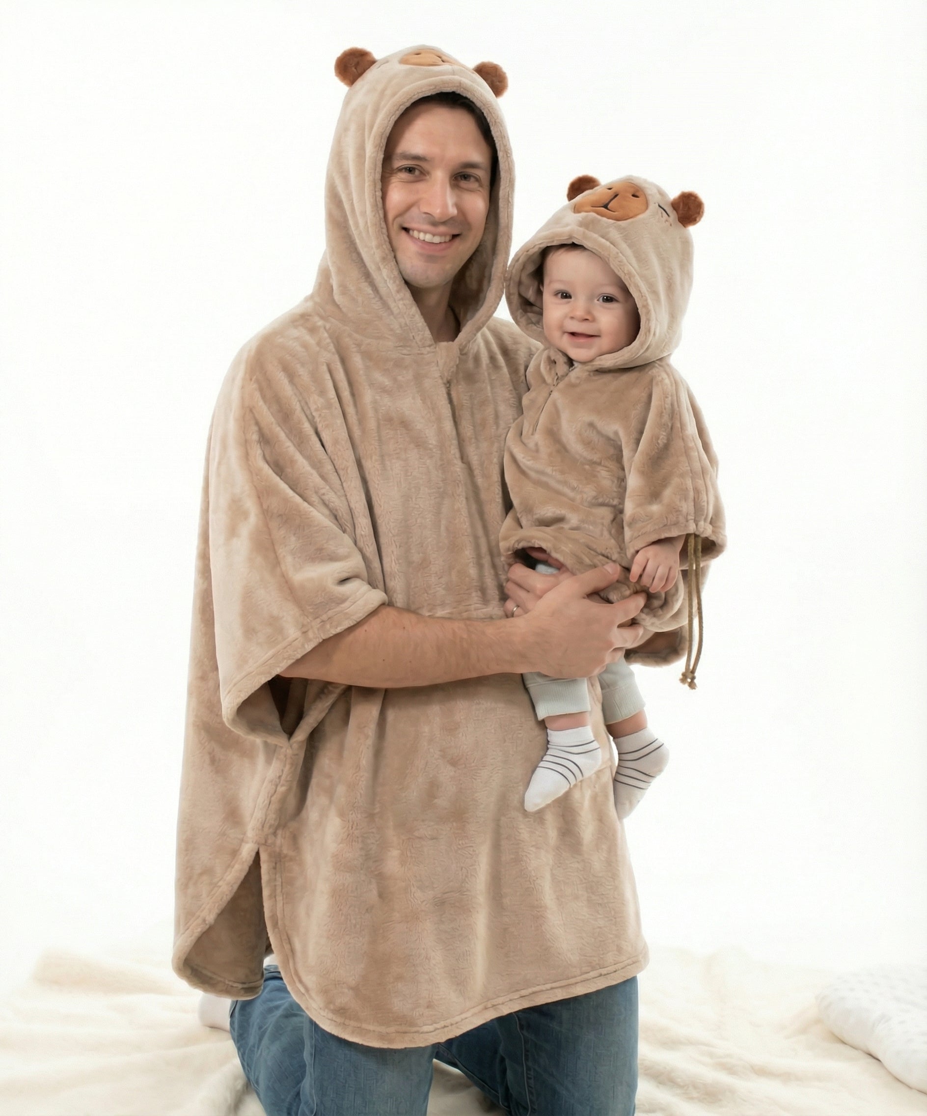 Combo Padre e Hijo - Ruana Capibara