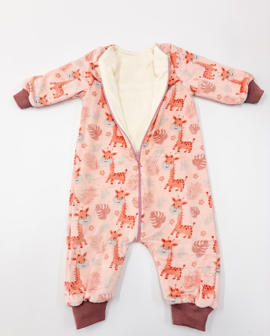 Sleeping Walker con mangas Jirafas rosé TOG 2.0