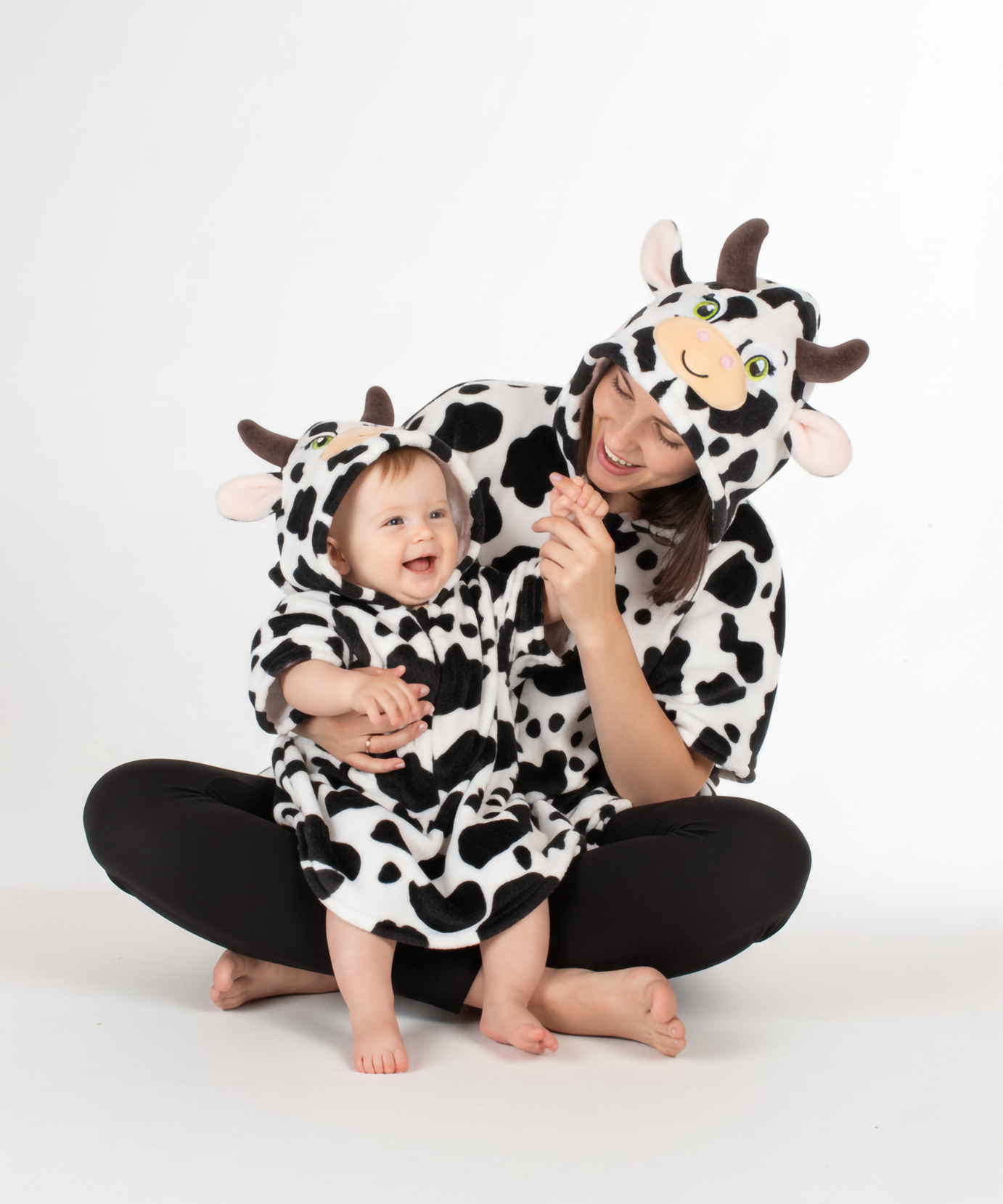 Combo Adulto y Niño - Ruana Vaca