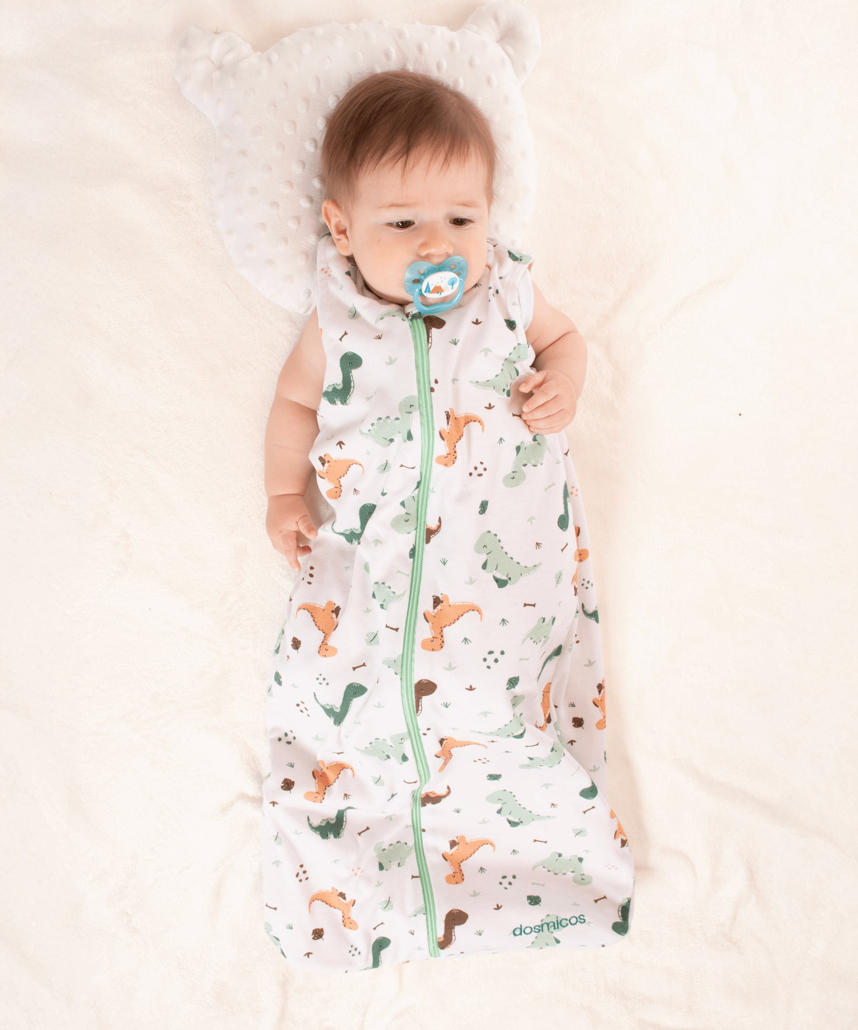 Sleeping para Bebé Dino Green TOG 0.5