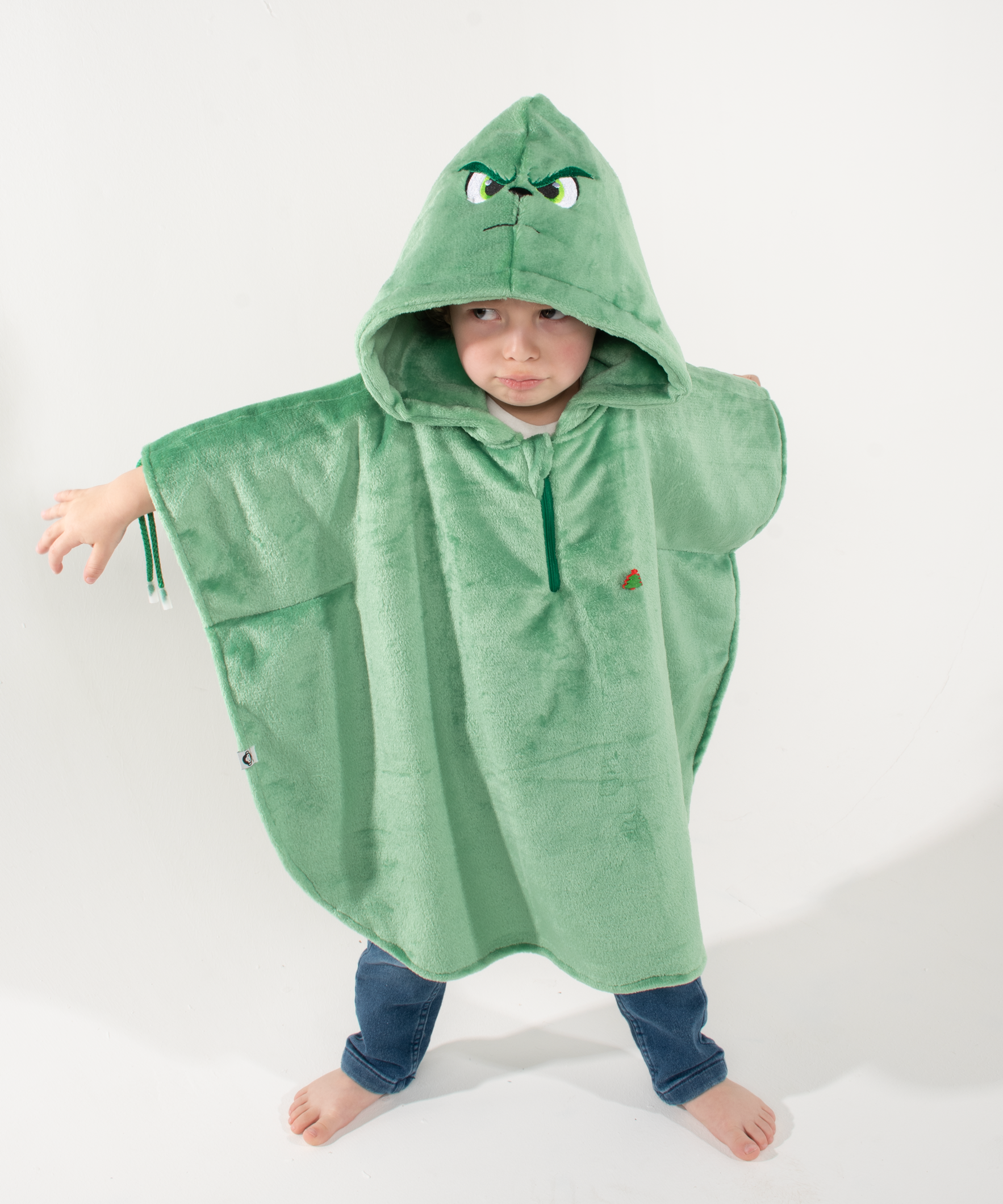 Ruana Grinch - Navidad