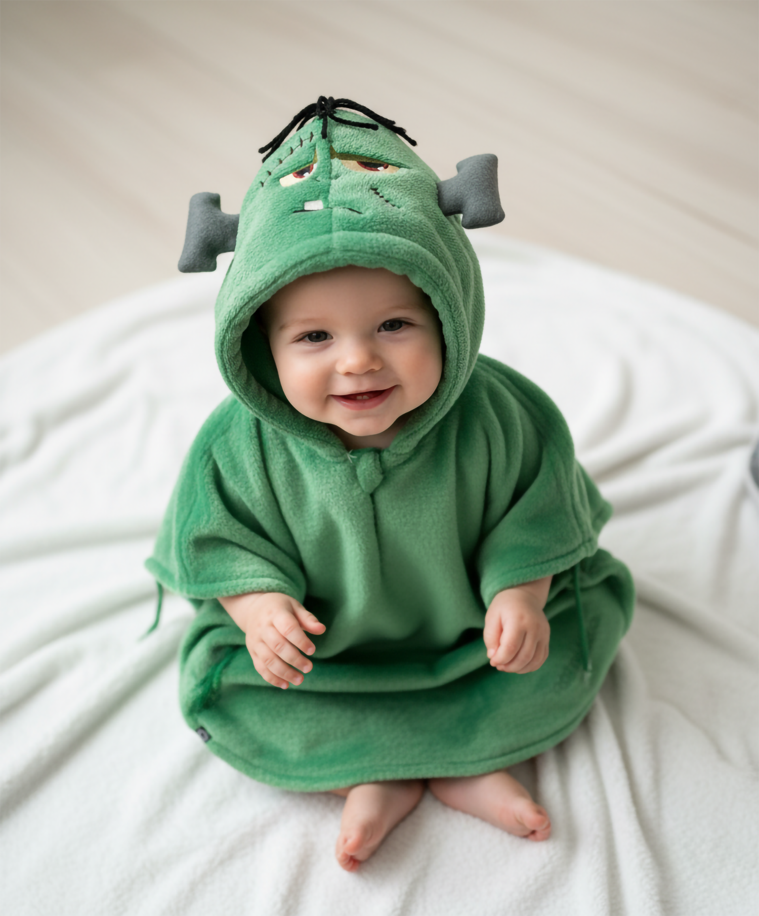 Ruana Frankenstein - Halloween