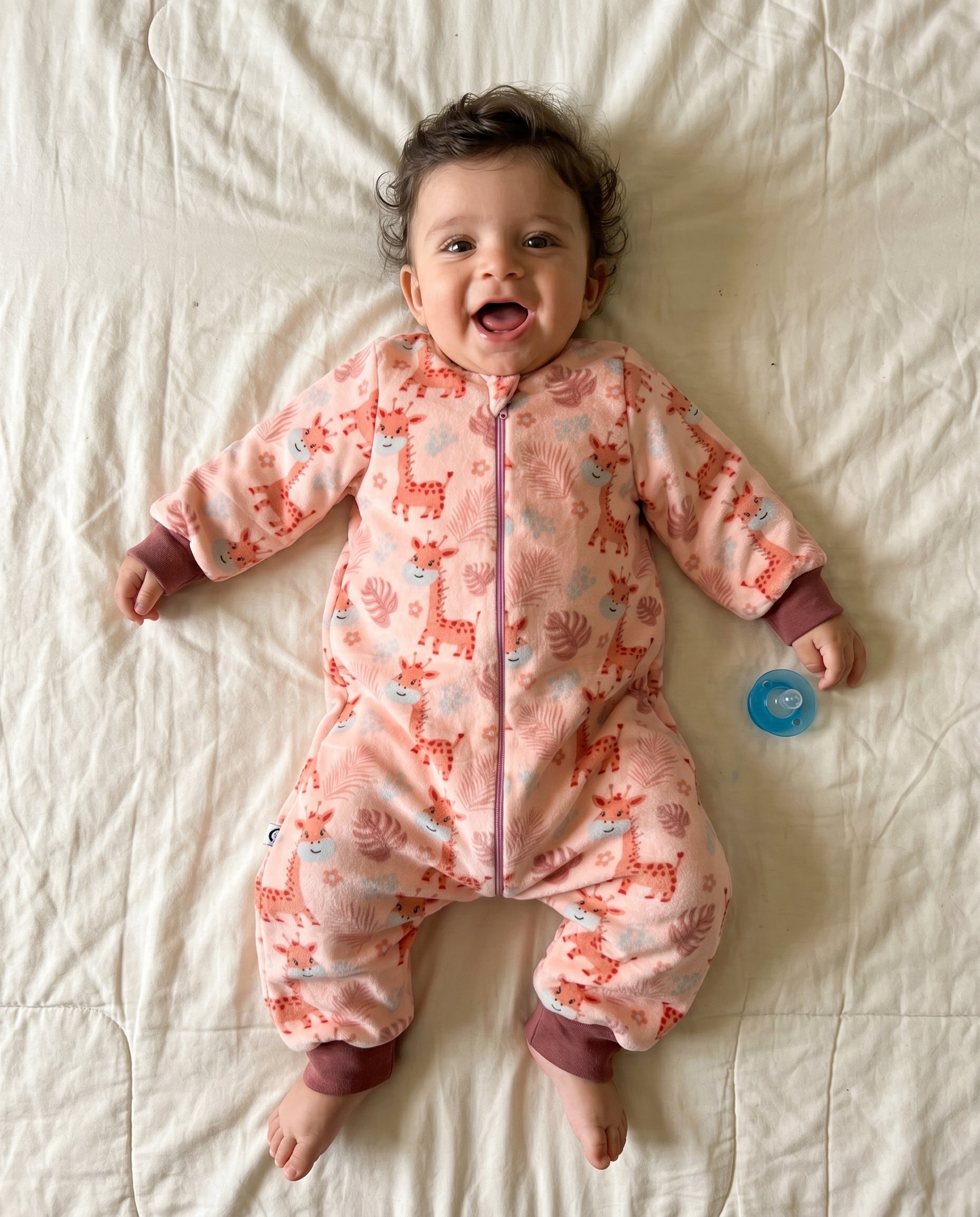 Sleeping Walker con mangas Jirafas rosé TOG 2.0