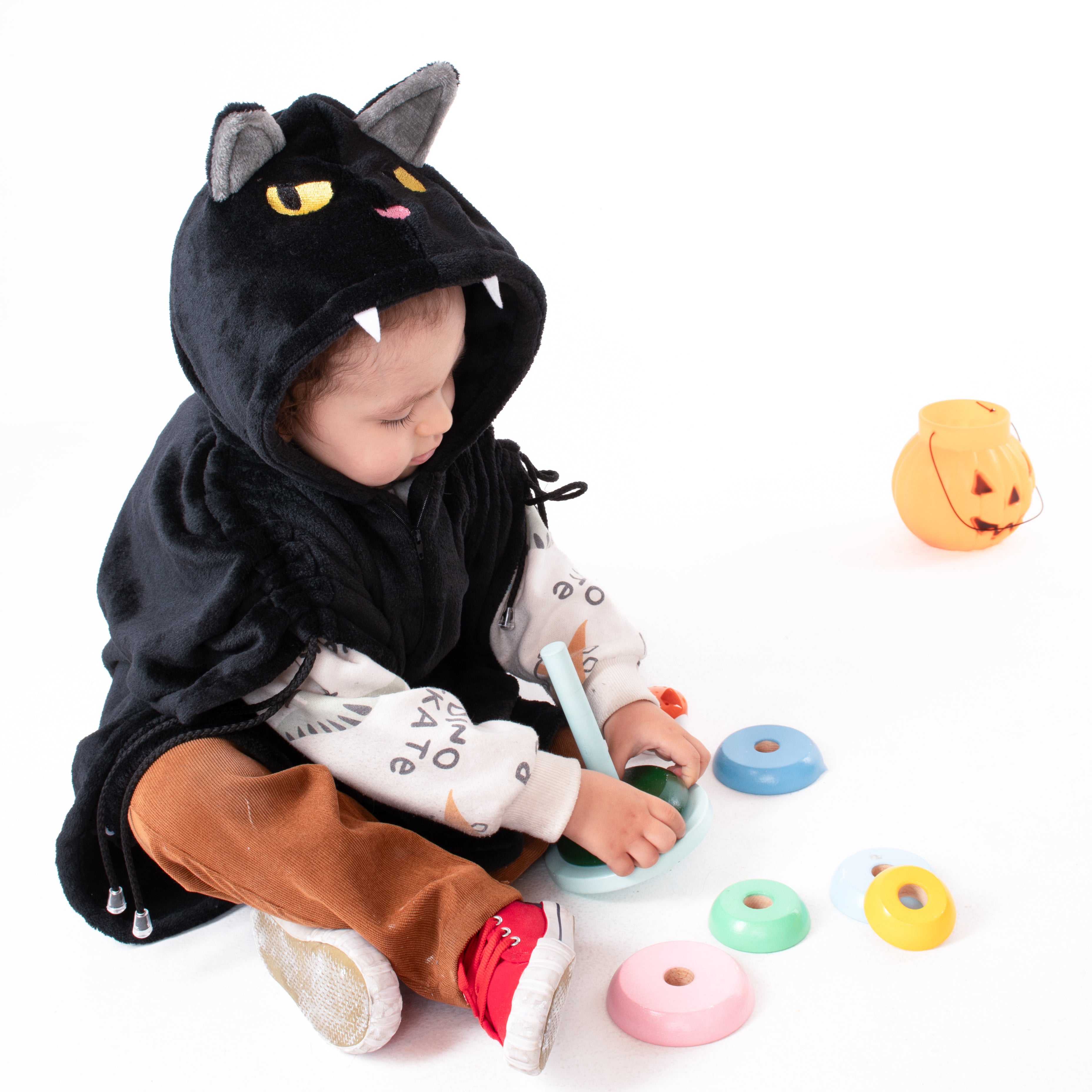 Ruana Gato Negro - Halloween