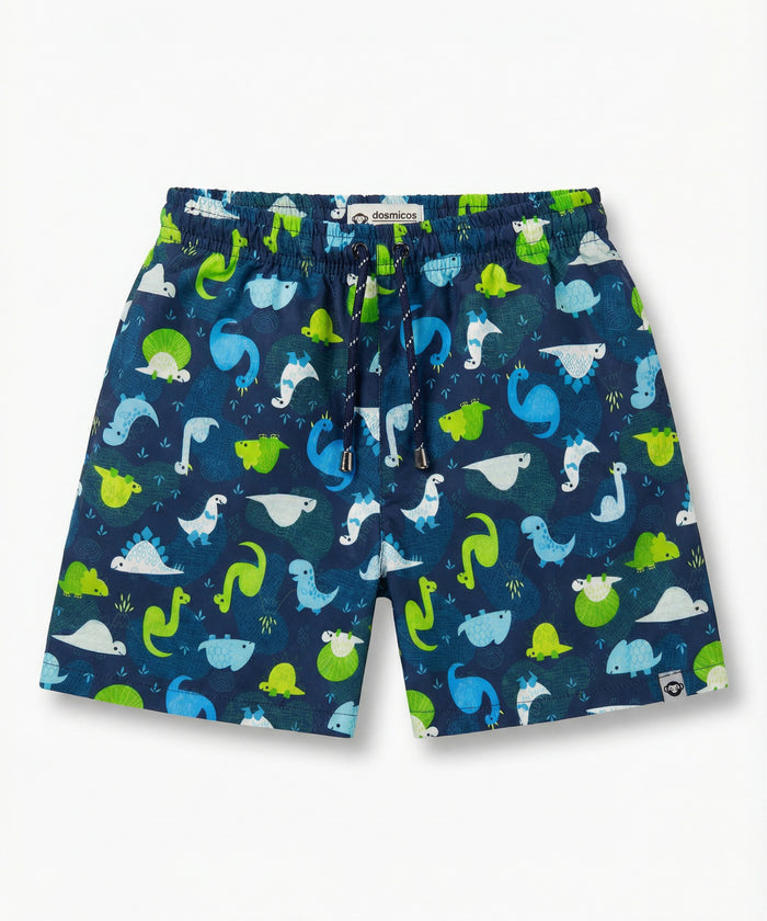 Pantaloneta Jurassic azul