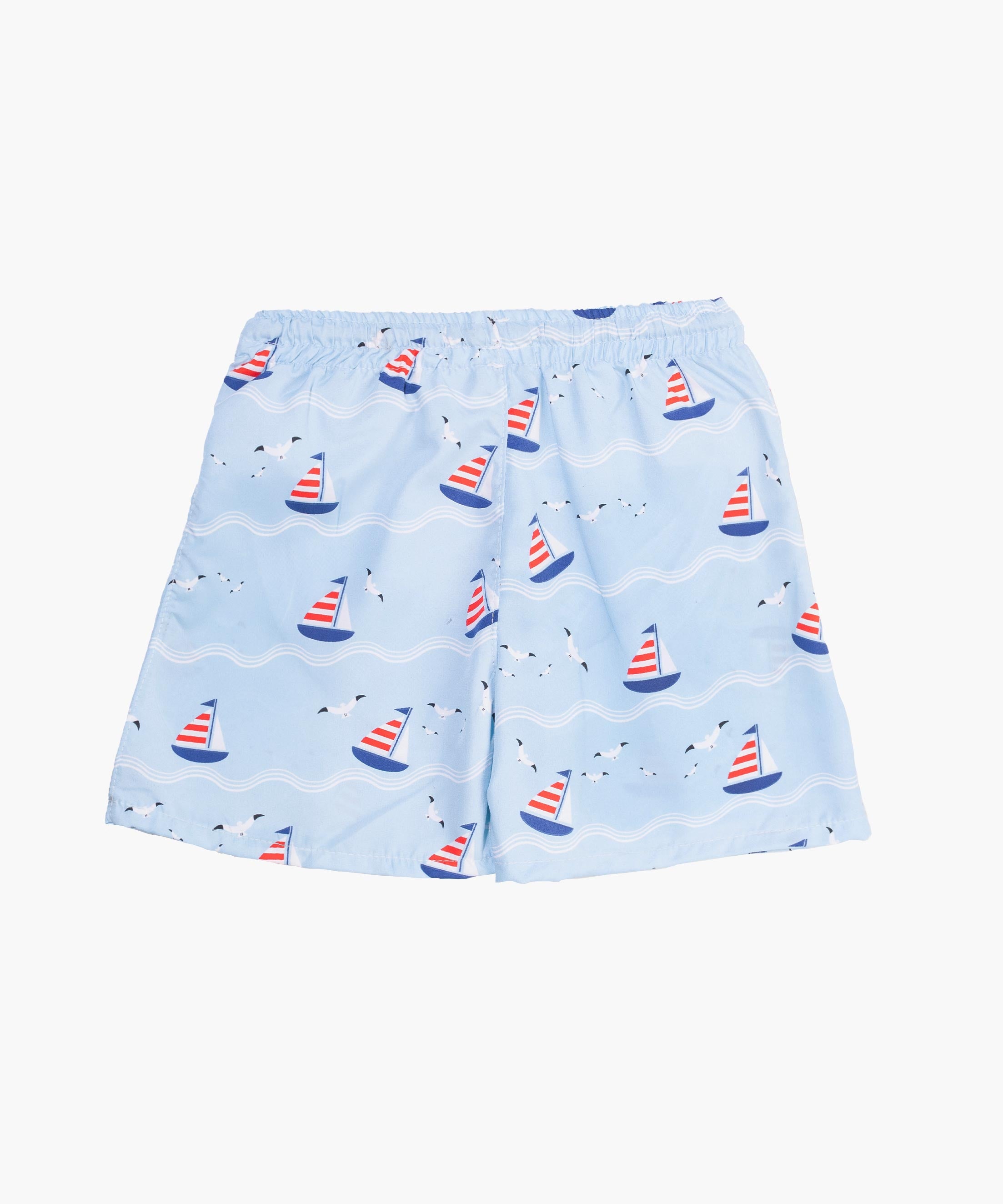 Pantaloneta Playera Barquitos para Niños