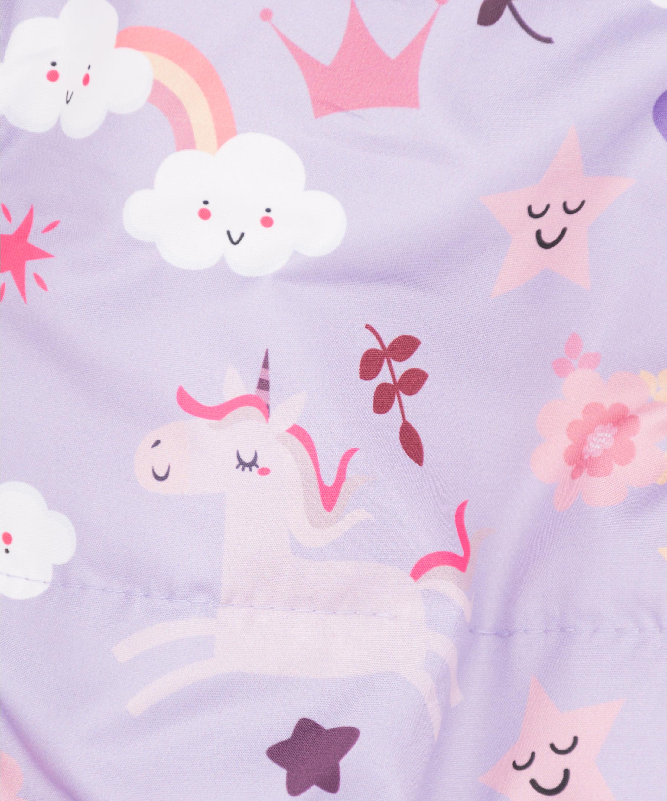 Chaquetas Impermeable Unicornio Niña