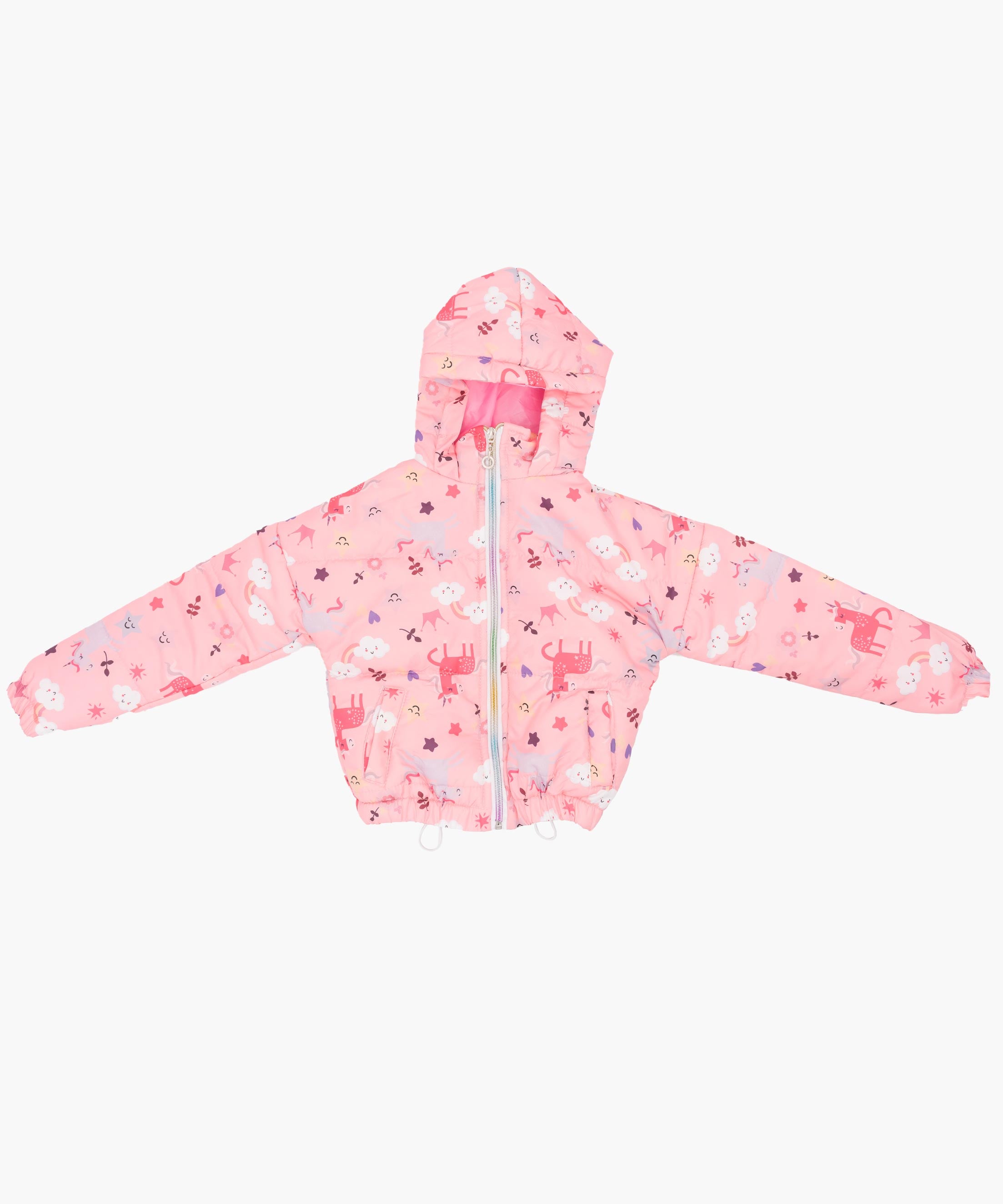 Chaquetas Impermeable Unicornio Niña