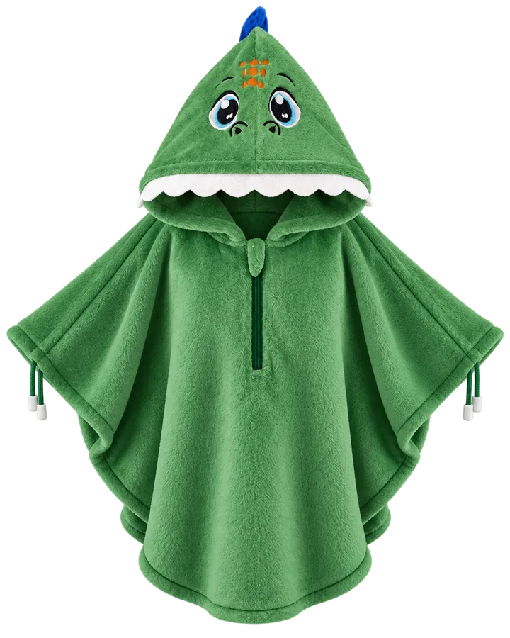 Ruana Dino Verde